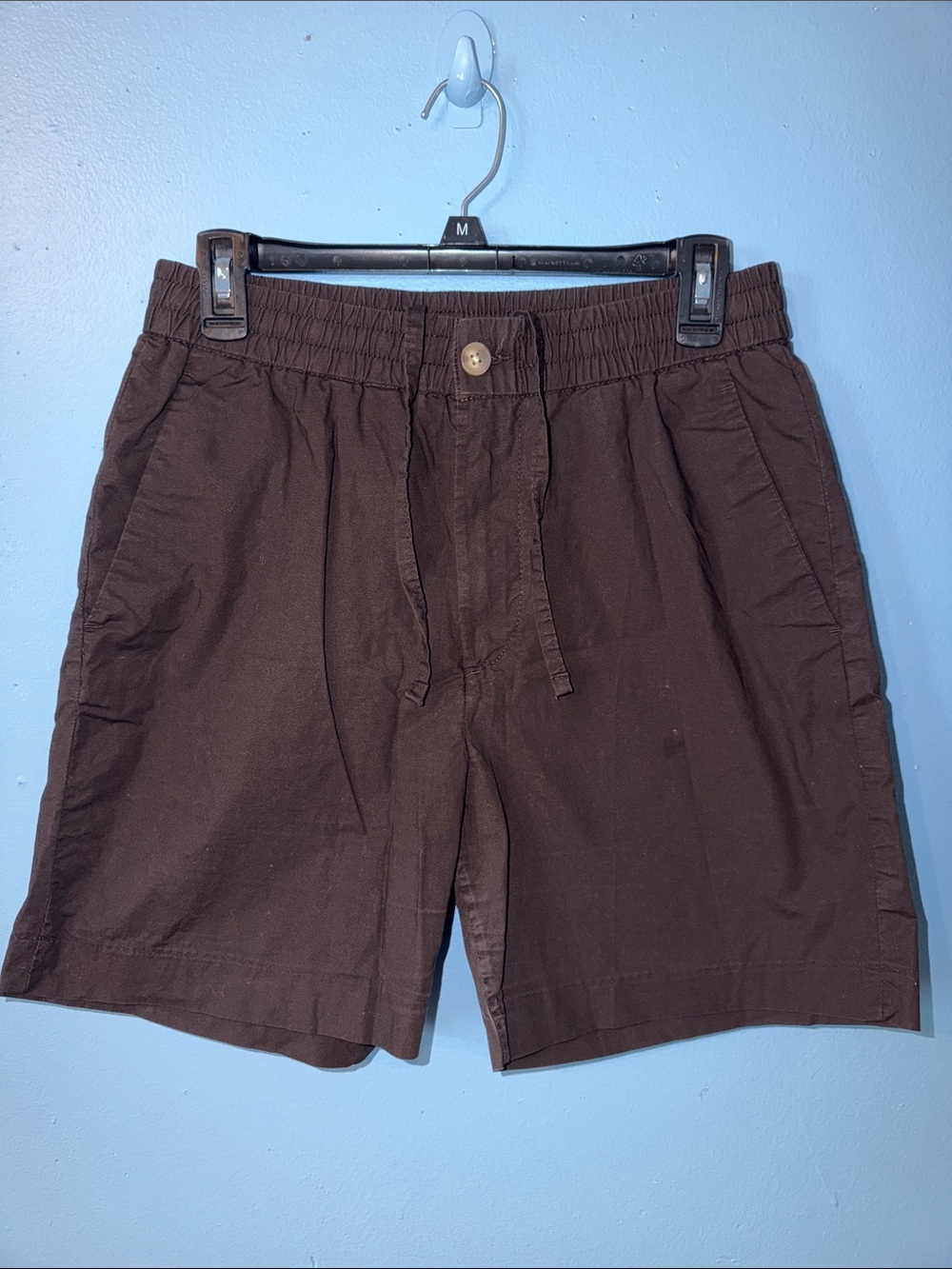H &M Women Brown Drawstring Casual Shorts